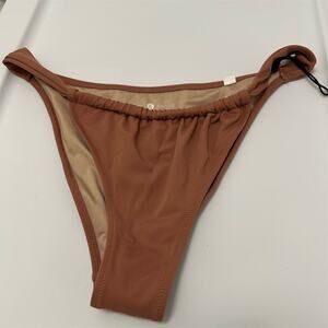 Shade & Shore Women's Brown Bikini Bottoms Size M